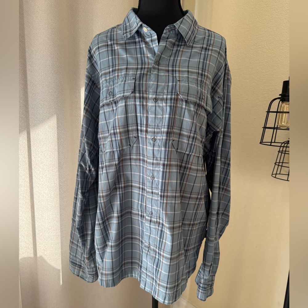 Patagonia Plaid Button Down Long Sleeve Men Collared Shirt Size M